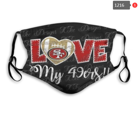 NFL San Francisco 49ers #1 Dust mask with filter